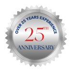 25 YEARS OF EXPERIENCE SILVER